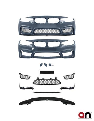 EVO M Look Voorbumper + Frontlip BMW 4 Serie F32 F33 B2212