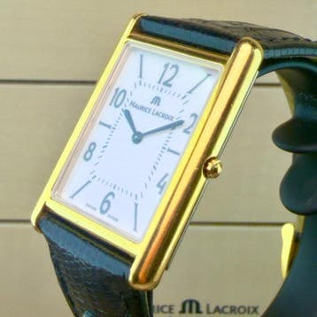 Maurice Lacroix - Tank Gold Electroplated G10 - Zonder, Bijoux, Sacs & Beauté, Montres | Hommes
