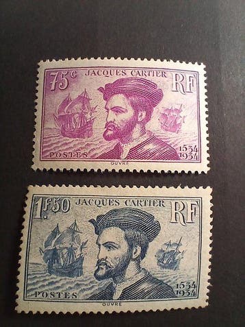 Frankrijk 1934 - 4e eeuwfeest van de aankomst van Jacques, Gestempeld