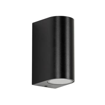 Wandverlichting modern Flash Up en Down Muurlamp Zwart, Verzenden, Nieuw