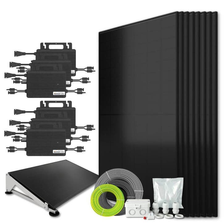 Zonnepanelen pakket voor platdak - 8.6 kW - 20x 430, Bricolage & Construction, Panneaux solaires & Accessoires, Enlèvement ou Envoi
