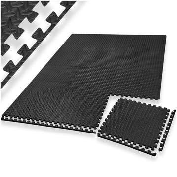 Set van 24 beschermingsmatten - zwart, Verzenden, Nieuw