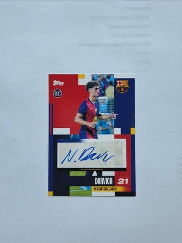 2025 Topps FC Barcelona 84 Card- Lamine Yamal & Barcellona
