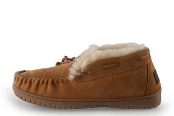 Warmbat Pantoffels in maat 41 Cognac, Verzenden, Pantoffels of Sloffen