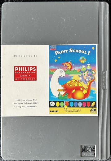 Paint School 1 Philips CDi Boxed, Verzenden