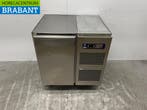 Établi réfrigéré en acier inoxydable 1 porte 77 cm 230V, Articles professionnels, Verzenden