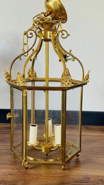 Vaughan - Plafondlamp - CL49/S - Messing - Carlton Hall