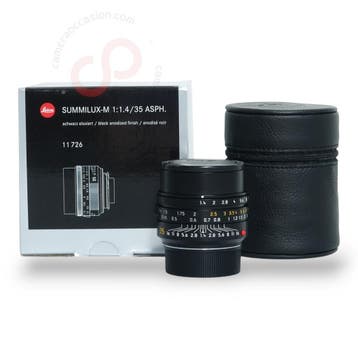 Leica Summilux-M 35mm 1.4 ASPH Black 11 726 nr. 3469, TV, Hi-fi & Vidéo, Photo | Lentilles & Objectifs, Ophalen of Verzenden