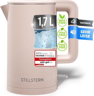 Stillstern Waterkoker met roestvrijstalen filter, PFAS- en P, Verzenden, Nieuw