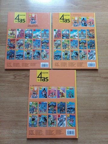 Les 4 As T37 à T39 - 3x C - 3 Album - Eerste druk -, Livres