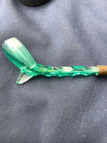 Kristal pijp - Sans prix de réserve - Pipe - Cristal métal