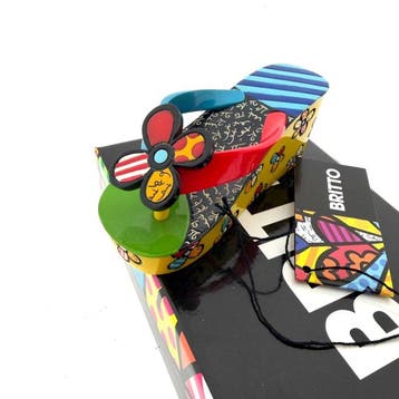 Romero Britto (1963) - Flip Flop Shoes