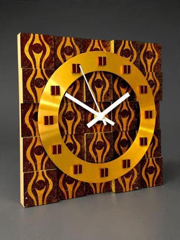 Wandklok - Juwelier Hörl Prototype - Mid-century modern