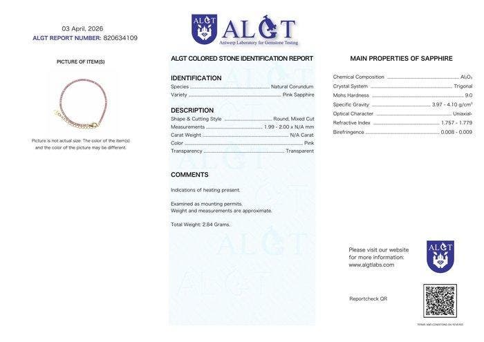 Sans prix de réserve - Bracelet Argent - Sapphire - Certifié, Bijoux, Sacs & Beauté, Bijoux anciens