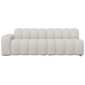 4x6 sofa - X4 Modulaire zetel Ivoorwit Uni - Showroommodel, Maison & Meubles, Verzenden