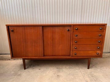 Credenza - Hout - Dressoir jaren ’50