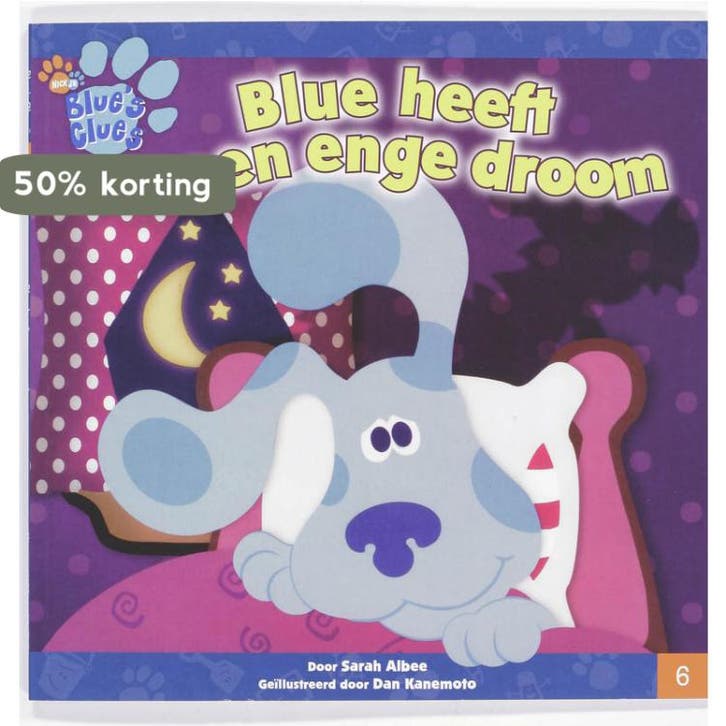 Blue / Blue heeft een enge droom / Blues clues / 6 S. Albee, Livres, Livres pour enfants | 0 an et plus, Envoi
