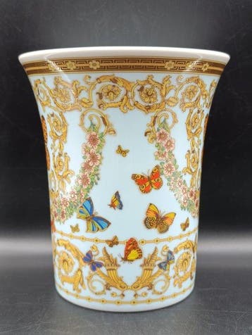 Rosenthal - Gianni Versace - Vase - Porcelaine - Le Jardin, Antiquités & Art