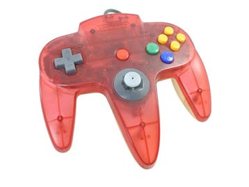 Originele Nintendo 64 Controller Clear Red, Consoles de jeu & Jeux vidéo, Verzenden