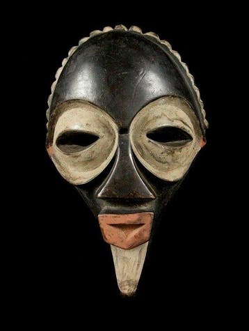 Masker - Mbangani - Kongo (Zonder minimumprijs), Antiquités & Art