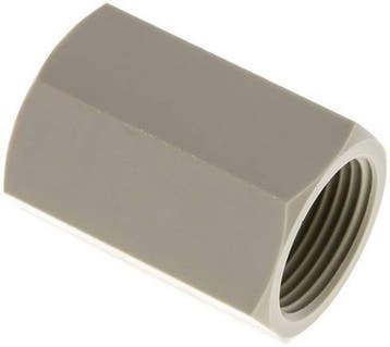 Sok G3/4'' Binnendraad Polypropyleen (PP) 10bar FDA 32mm Hex, Verzenden, Nieuw