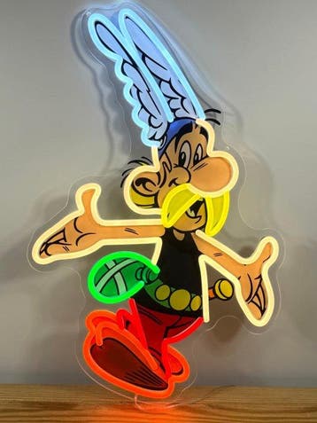 Neonlichtbord - Asterix de Gallier - plexiglas