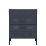 Lendo Online Commode 80x40x100 cm Métal Anthracite, Maison & Meubles