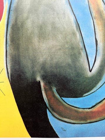 Joan Miro (1893-1983) - Les Echelles en Roue de Feu