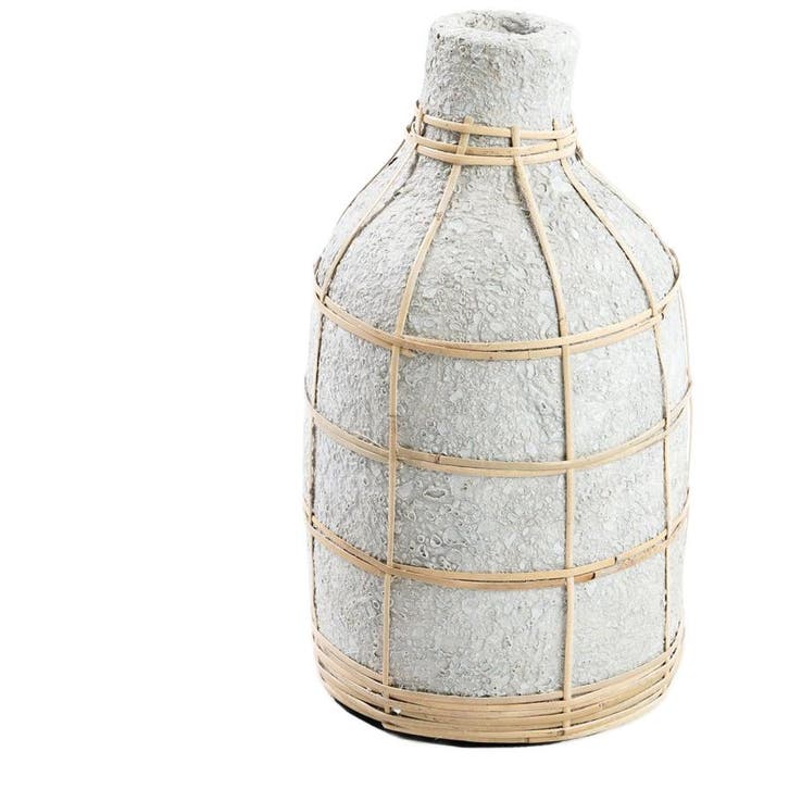 Bazar Bizar Bizarre Markt De Whoopy Vaas - Concrete Rice, Huis en Inrichting, Woonaccessoires | Vazen, Beige, Zo goed als nieuw