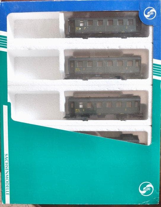 Sachsenmodelle H0 - Modeltrein personenwagonset (1) - Set, Hobby & Loisirs créatifs, Trains miniatures | HO