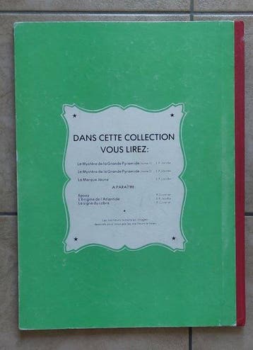 Blake et Mortimer T5 - La Marque jaune - C - 1 Album -, Livres