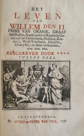 [Pieter Le Clercq] - Het leven van Willem de II, 2 delen in