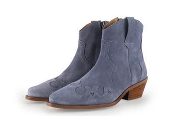 Manfield Cowboy laarzen in maat 38 Blauw, Kleding | Dames, Schoenen, Zo goed als nieuw, Manfield, Verzenden, Blauw