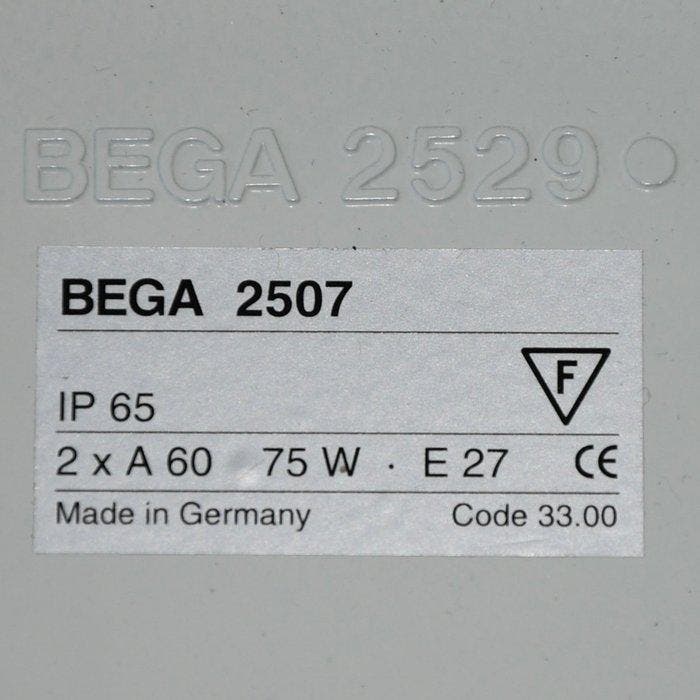 BEGA - Plafonnier - Applique murale - design allemand -, Antiek en Kunst, Antiek | Verlichting