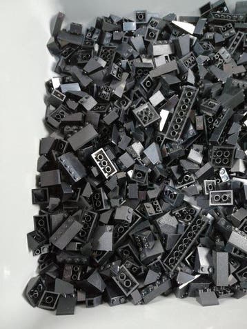 Lego - geen serie - Partij van 1000 zwarte dakdelen -, Kinderen en Baby's, Speelgoed | Duplo en Lego, Nieuw