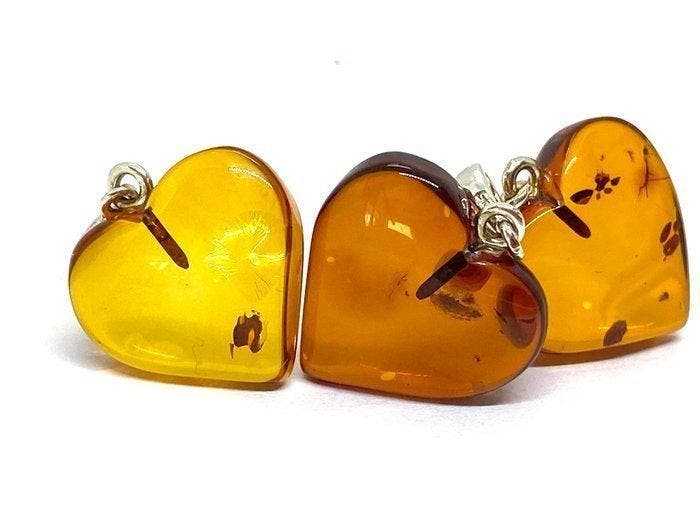 Echt stralend Baltisch goud - Set van 3 premium Baltische, Antiek en Kunst, Curiosa en Brocante