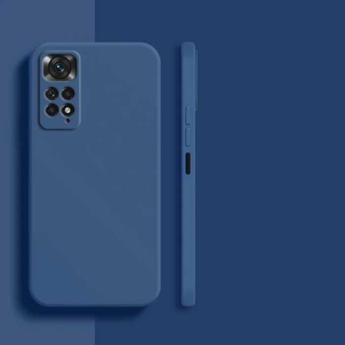 Xiaomi Redmi Note 10S Square Silicone Hoesje - Zachte Matte, Telecommunicatie, Mobiele telefoons | Hoesjes en Screenprotectors | Overige merken