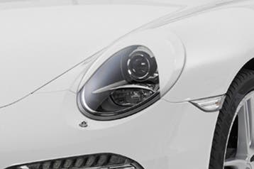 Koplampspoilers voor onderkant eraf. voor Porsche 911 / 991, Verzenden