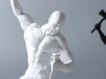Self-Made Man Sculptural Ornament - sculptuur, Self Made Man