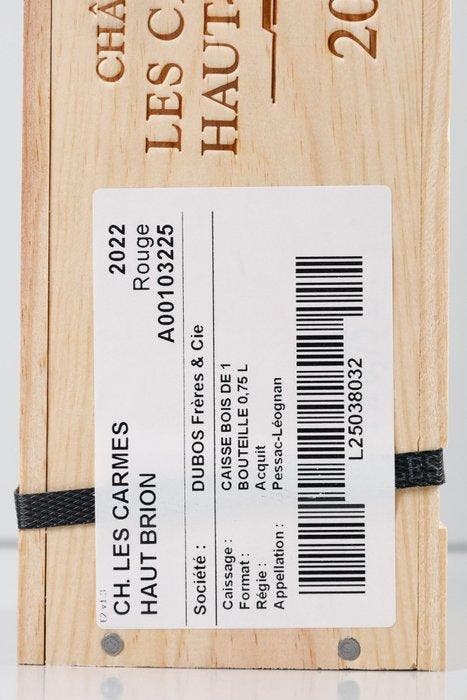 2022 Château Les Carmes Haut-Brion - Pessac-Léognan - 1, Verzamelen, Wijnen