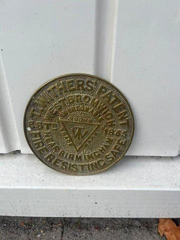 T. Withers Patent – Fire Resisting Safe – West Bromwich –