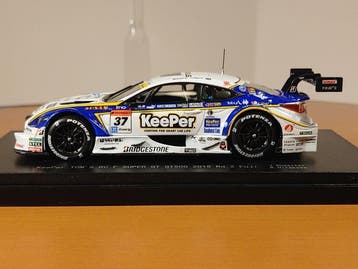 Ebbro 1:43 - Model raceauto - Lexus KeePer Toms RC F Super