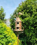 Beeldje - Birdhouse - IJzer