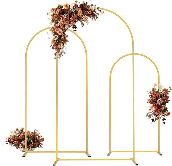 Gouden Trouwboog Set (3 formaten) | Tweede kansje, OP = OP, Hobby en Vrije tijd, Feestartikelen, Nieuw, Versiering, Verzenden