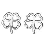 Fako Bijoux - Oorbellen - Steker - Klavertje Vier - 15x11mm, Verzenden