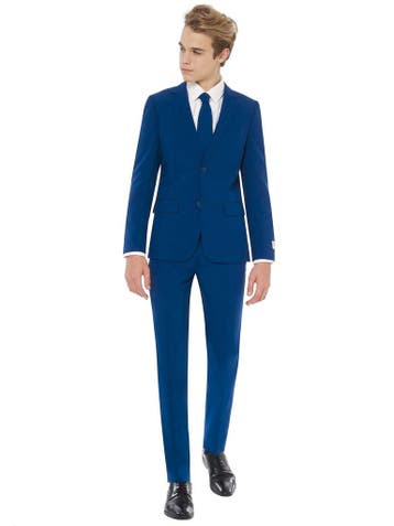 Donkerblauw Pak Jongen Tiener OppoSuits, Verzenden