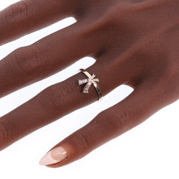 Zonder minimumprijs - Ring - 18 karaat Witgoud - Diamant -, Nieuw