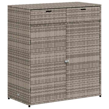 Tuinkast Poly Rattan - Tweede kansje, OP = OP, Tuin en Terras, Verzenden, Zo goed als nieuw, Overige materialen, Overige typen