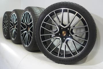 Porsche Cayenne E3 21 inch velgen Michelin Winterbanden Orig, Ophalen of Verzenden