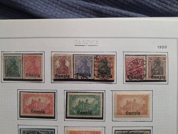 Memel 1920/1936 - Gdask et Memel avec Flugpost ! 34 photos, Gestempeld